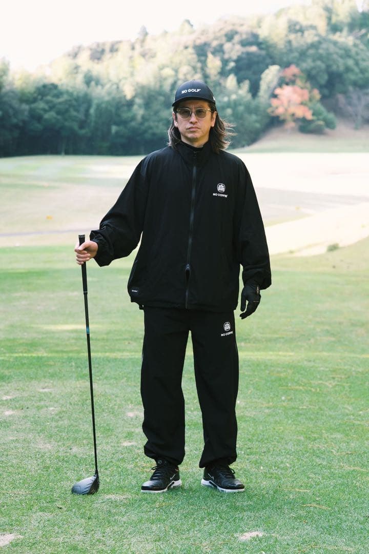 NO COFFEE × CLUBHAUS NO GOLFウィンドブレーカー