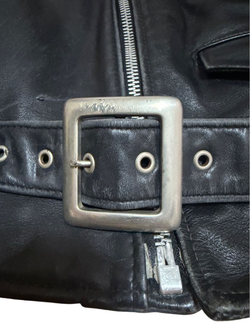 90's SCHOOTダブルライダースジャケット サイズ40 usa産