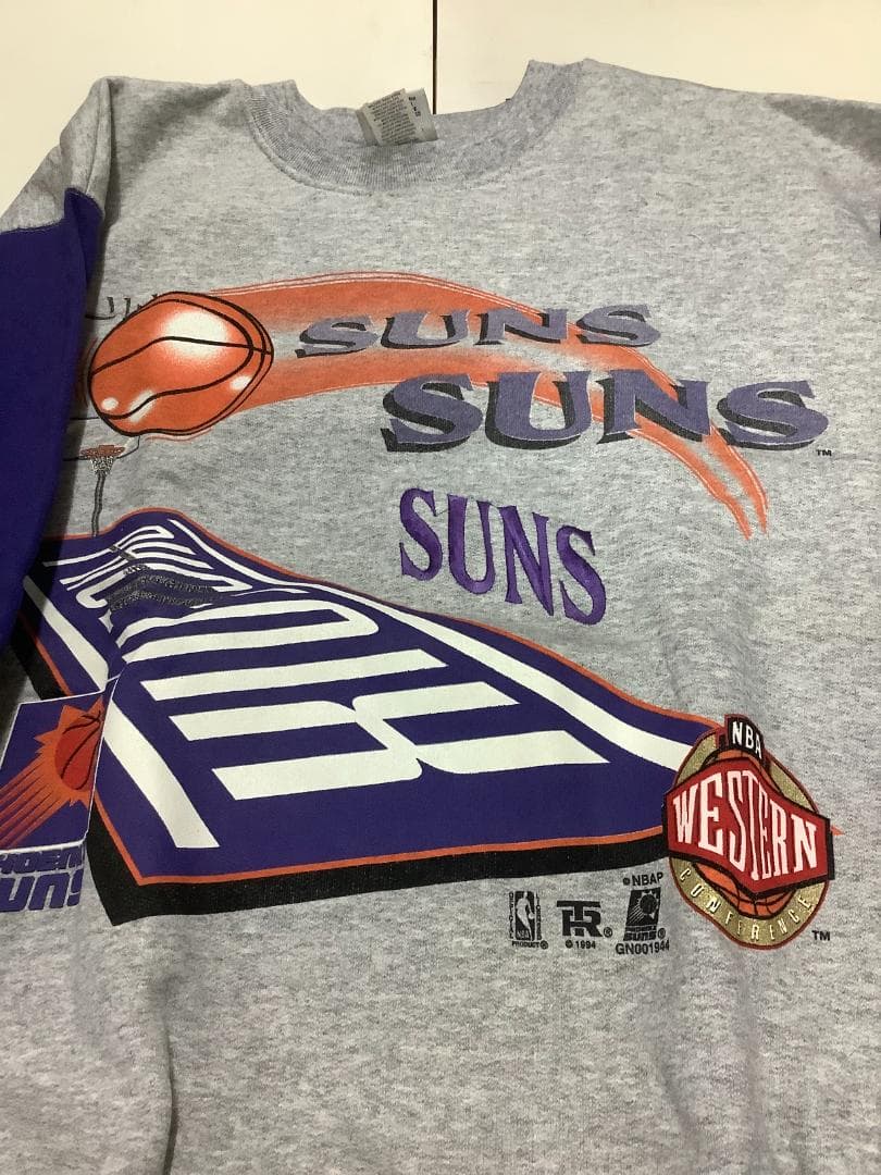 90s ヴィンテージNBA SUNSUSA制バスケットボールレーナー デッドスト