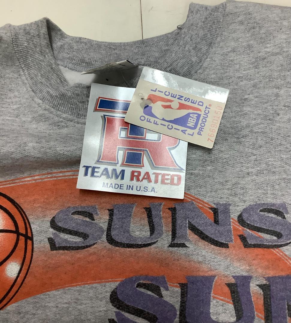 90s ヴィンテージNBA SUNSUSA制バスケットボールレーナー デッドスト