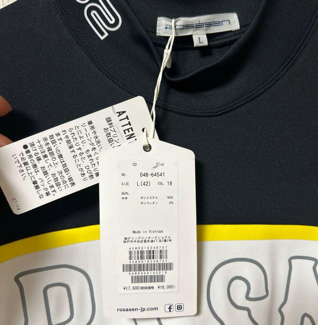 新品　Rosasen ★ゴルフ　モックネックワンピース