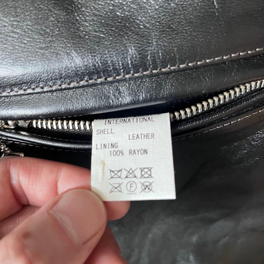 美品 リアルマッコイズ BUCO J-100 馬革 ライダース 黒芯 サイズ44