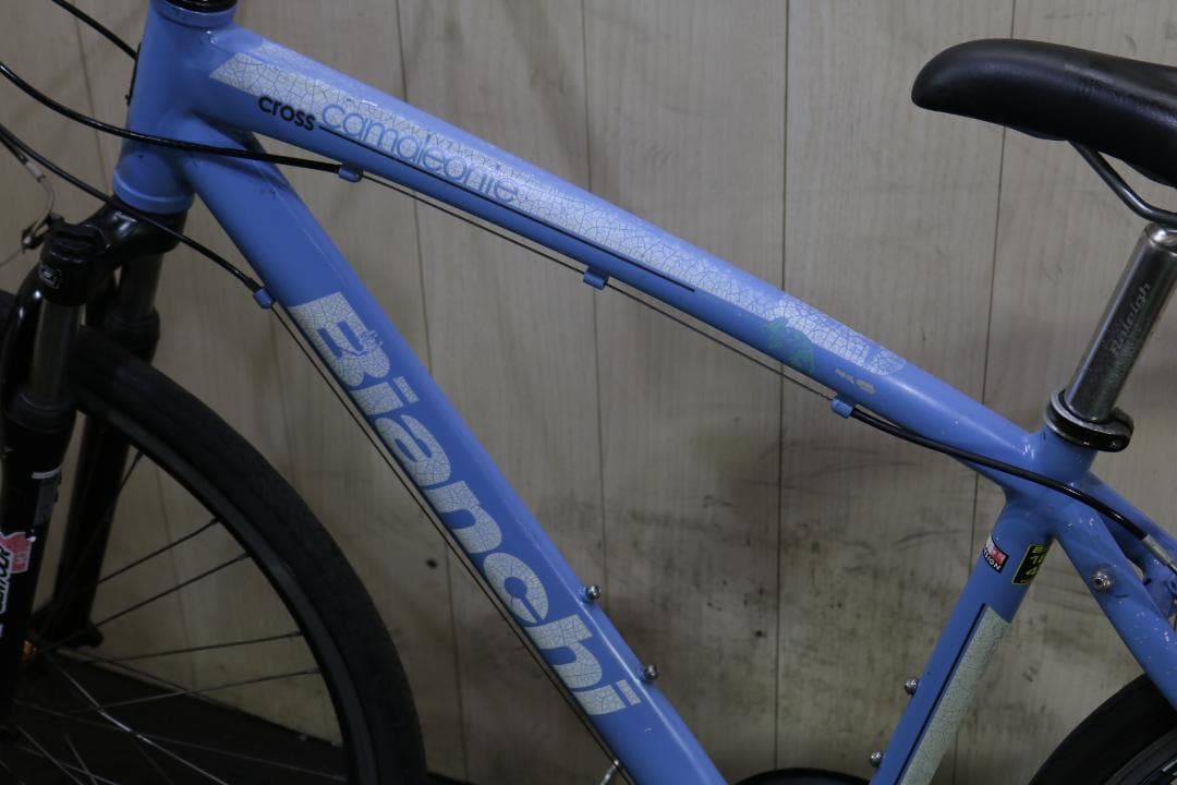 ビアンキcamaleonte 700C アルミ 21速 470mm クロス