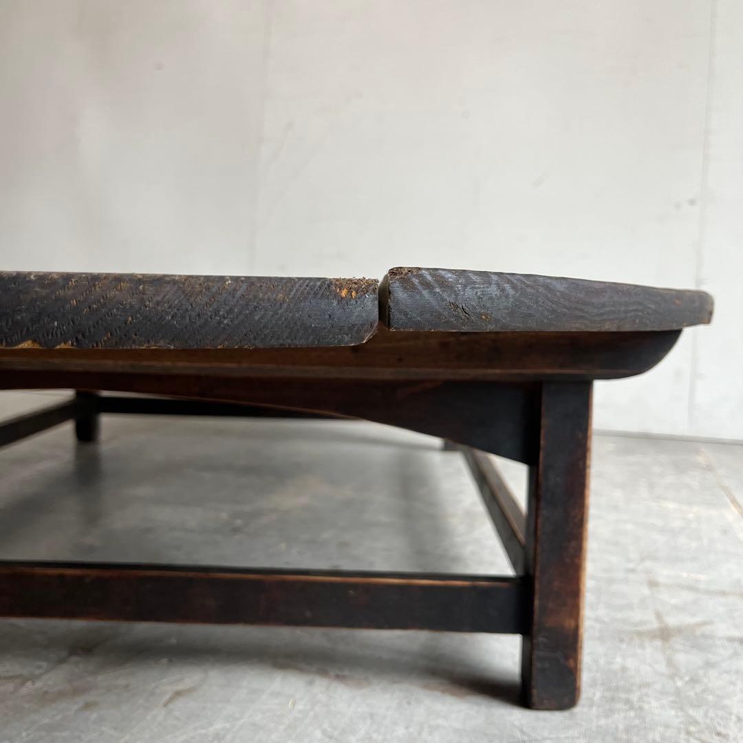 アンティーク ローテーブル オーバル 楕円 モダン 無垢材 z600