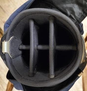 送料無料/美品DUNLOP ネイビー キャディバッグ