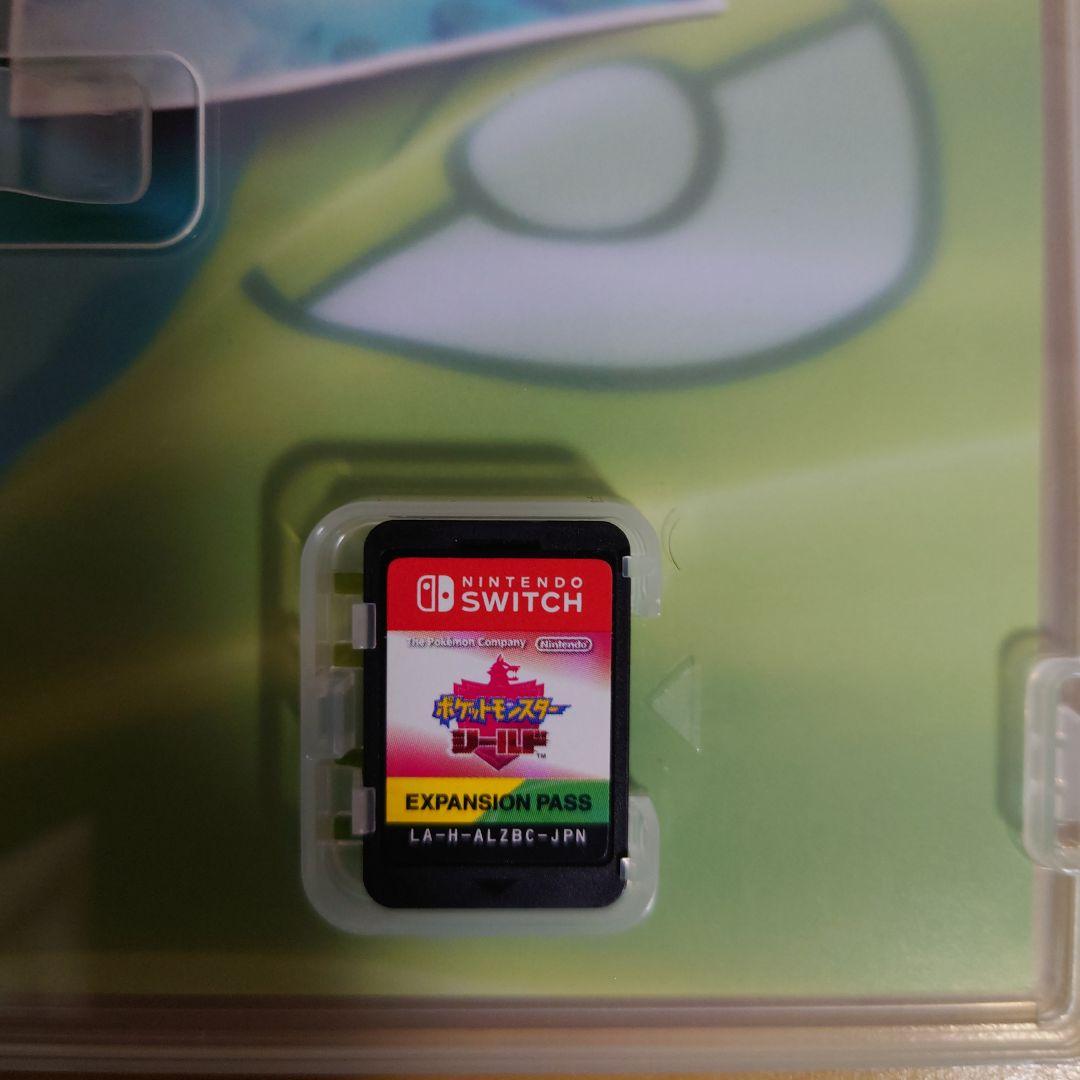 特典未使用　中古　ポケットモンスター ソード シールド+エキスパンションパス