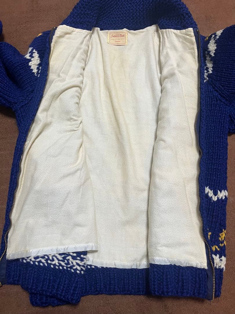 60s ヴィンテージ　カウチンセーター　ヨット