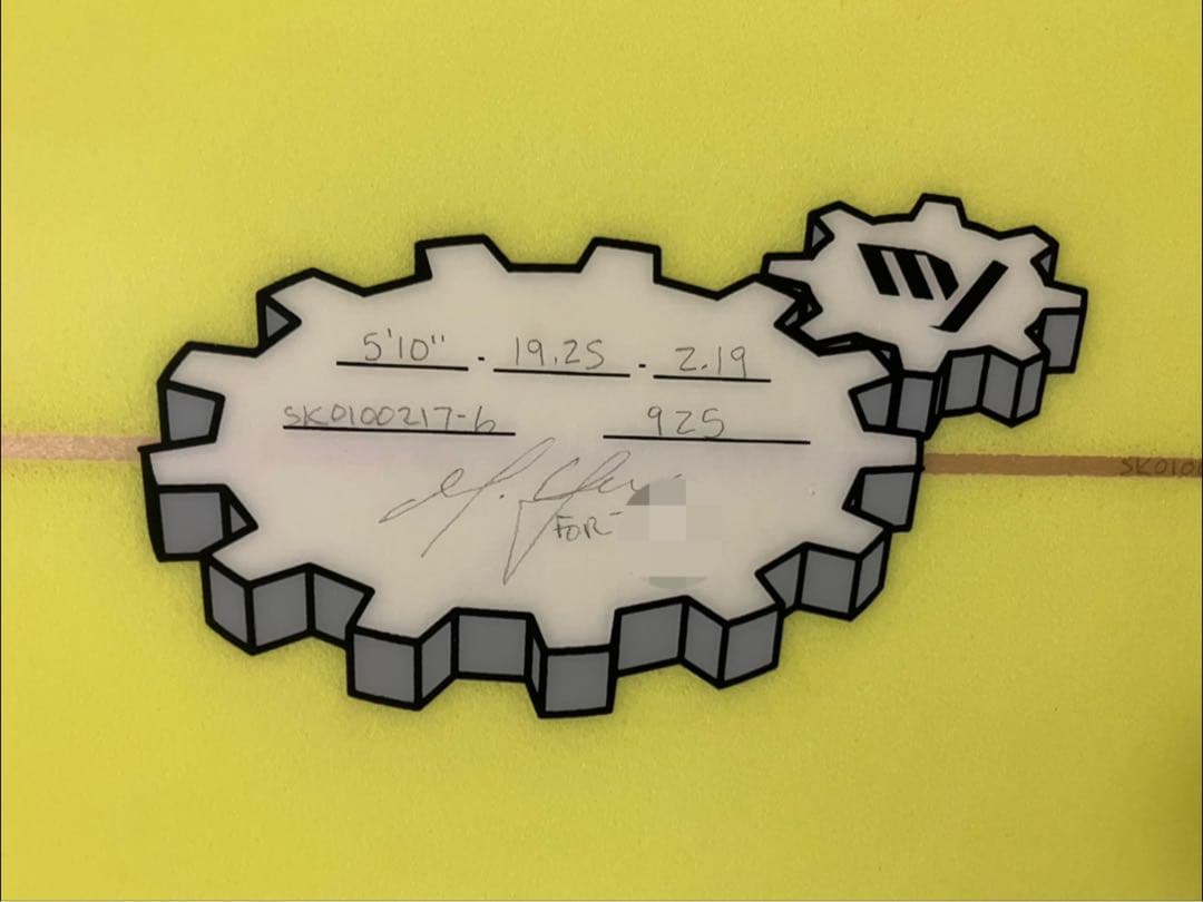 sk エスケー サーフボード ショートボード 5’10″ 糟谷修自氏プロデュース