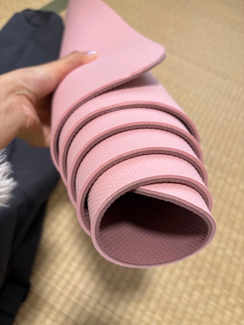 SUKALA ピンク ヨガマット 収納バッグ付き