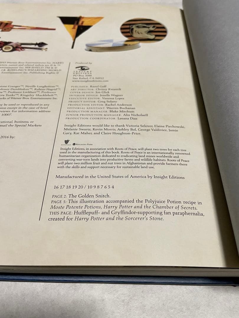 ハリーポッター　洋書　THE ARTIFACT VAULT