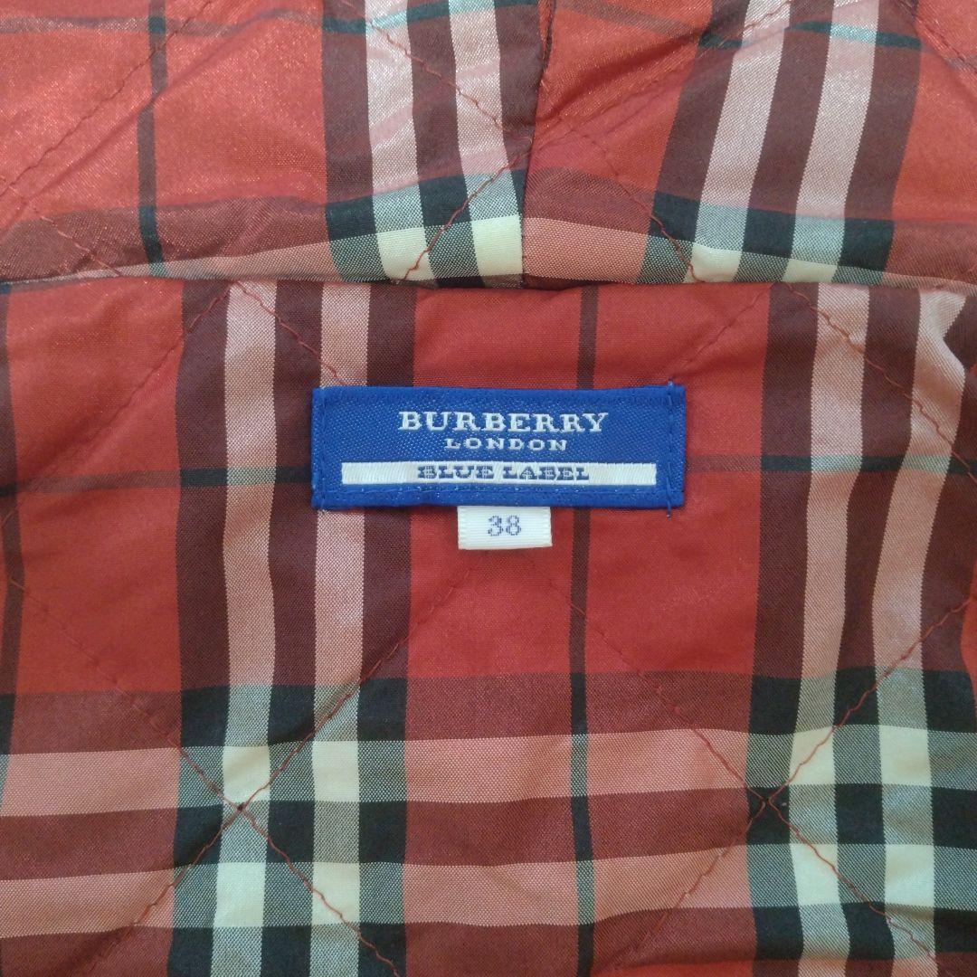 バーバリー ブルーレーベル ニット パーカー ノバチェック 38