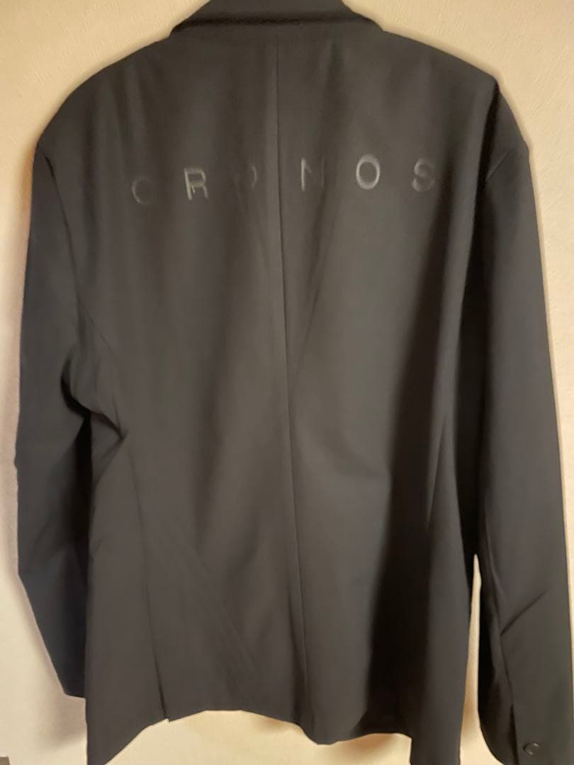 CRONOS ブラック テーラードジャケット 38(M)
