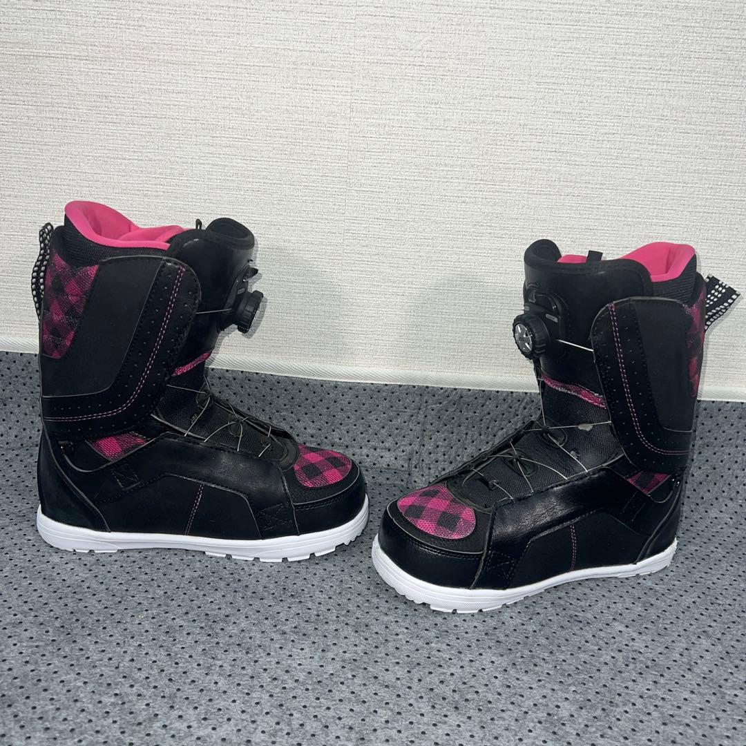 5回使用 24.5cm KISSMARK TGF ダイヤル スノーボードブーツ
