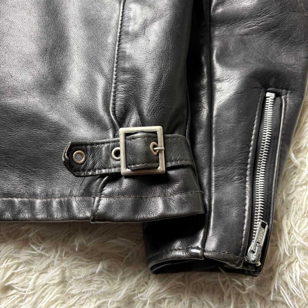 良品　SCHOTT 141 シングルライダース レザージャケット USA製　40