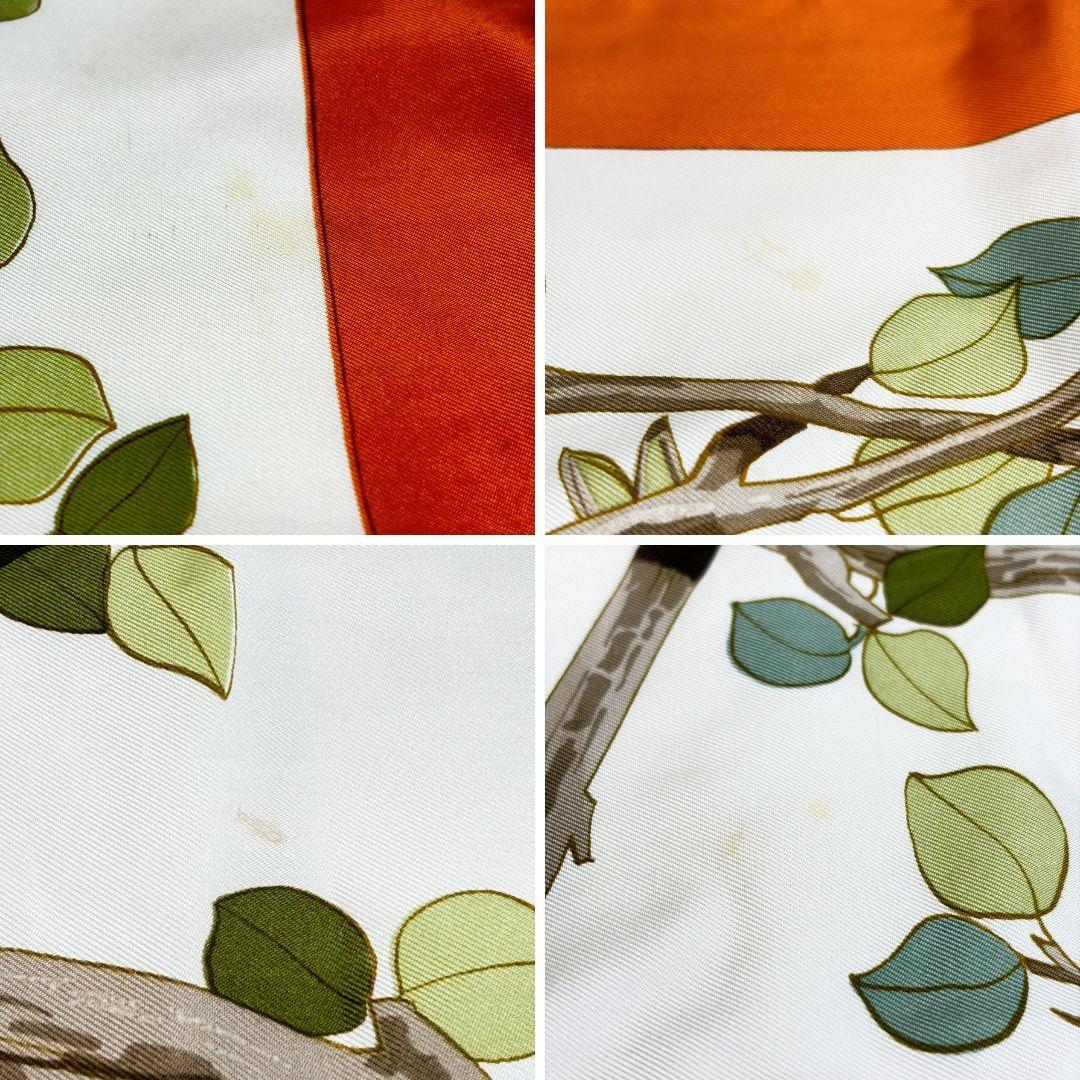 HERMES エルメス カレ90 SOUS BOIS スカーフ タグなし