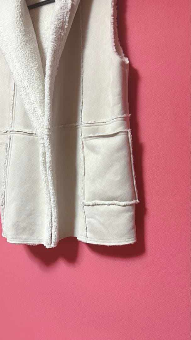 グラムリップス ボア ムートン ベスト リバーシブル 大人気 完売品 定価高