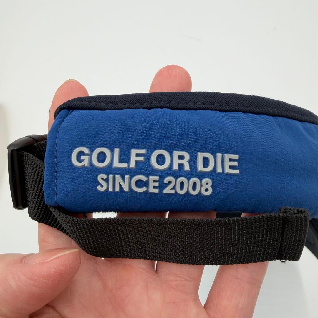 【マーク＆ロナ】MARK&LONA サンバイザー ゴルフ スカル ロゴ 帽子