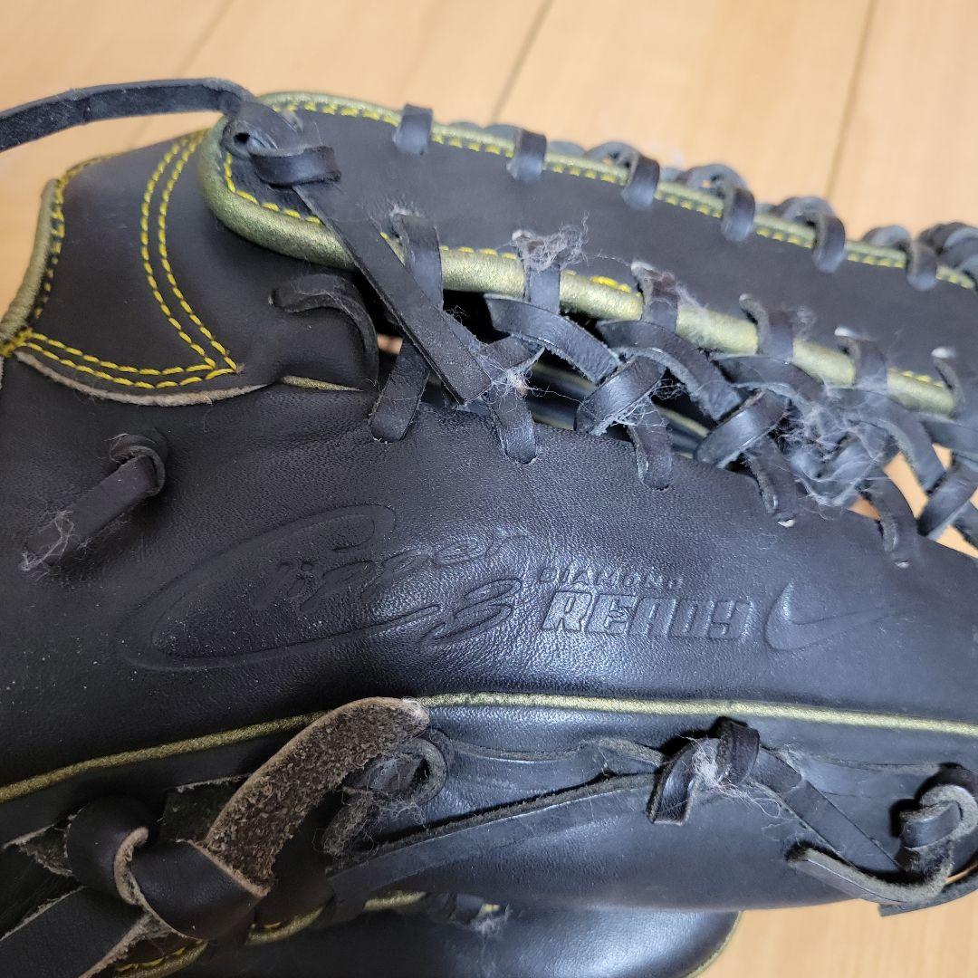 中古★SSK&Nike 軟式グローブ 黒2点セット内野手外野手ピッチャー
