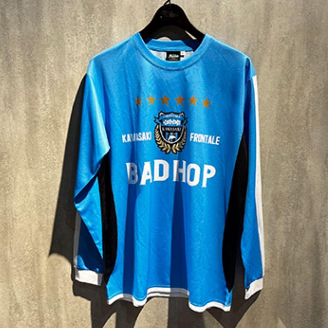 【入手困難】【激レア】BADHOP×川崎フロンターレコラボ サッカーシャツ