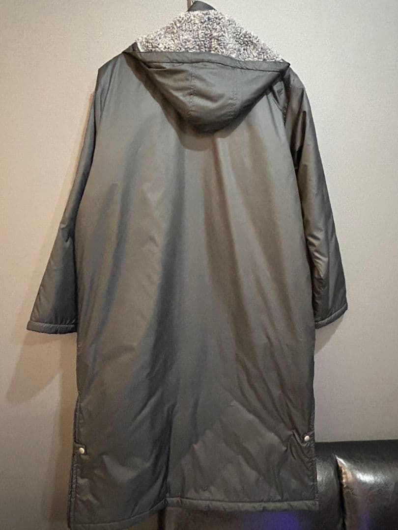 adidas アディダス L ボアダウン ロングコート ベンチコート