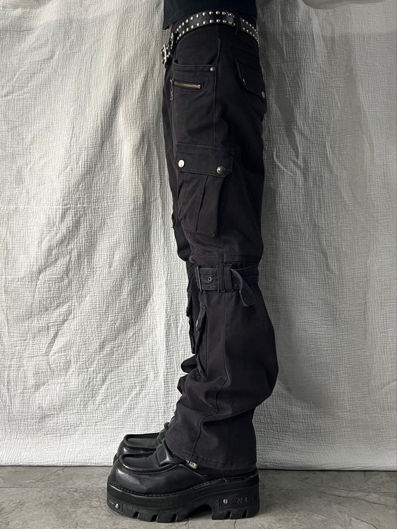 パンツ \"semantic design\" Bondage Flared Pants