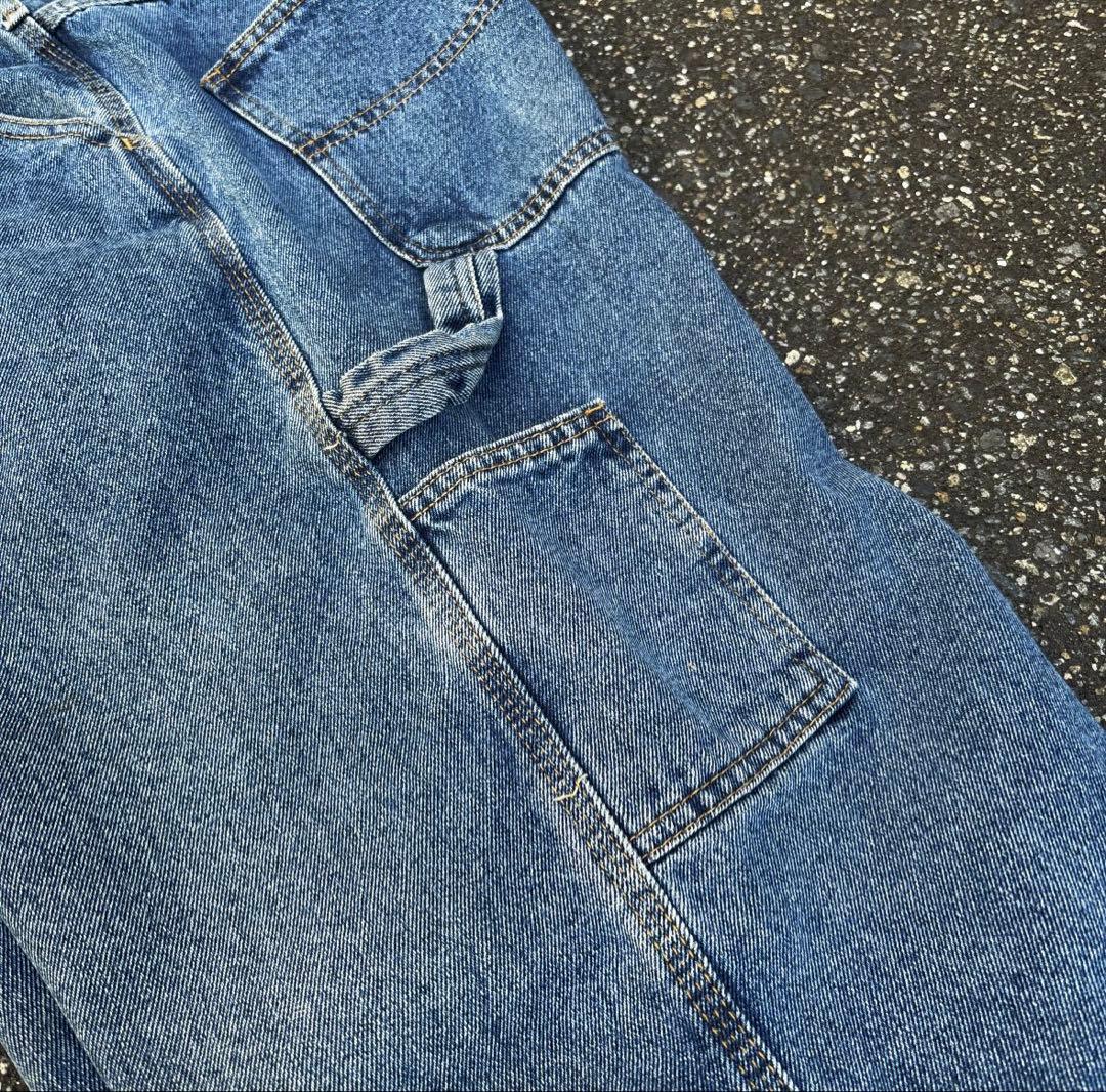 90s 00s ワイドデニムパンツ ペインター バギー 極太 シティーボーイ