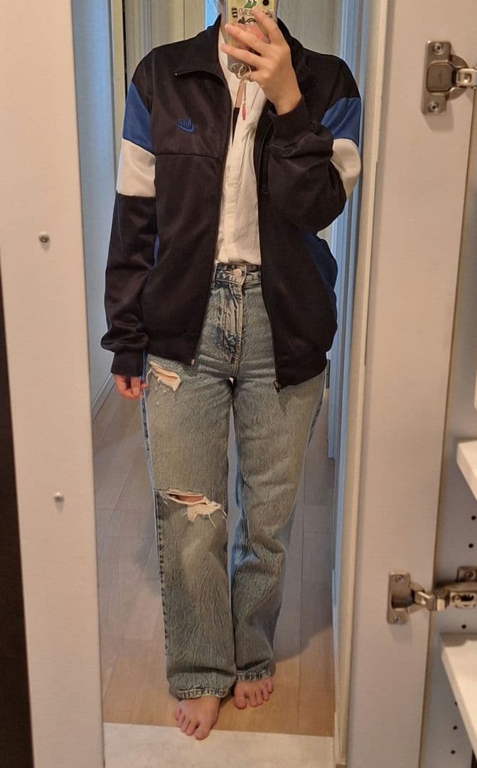 ナイキ シルバータグ トラックジャケット