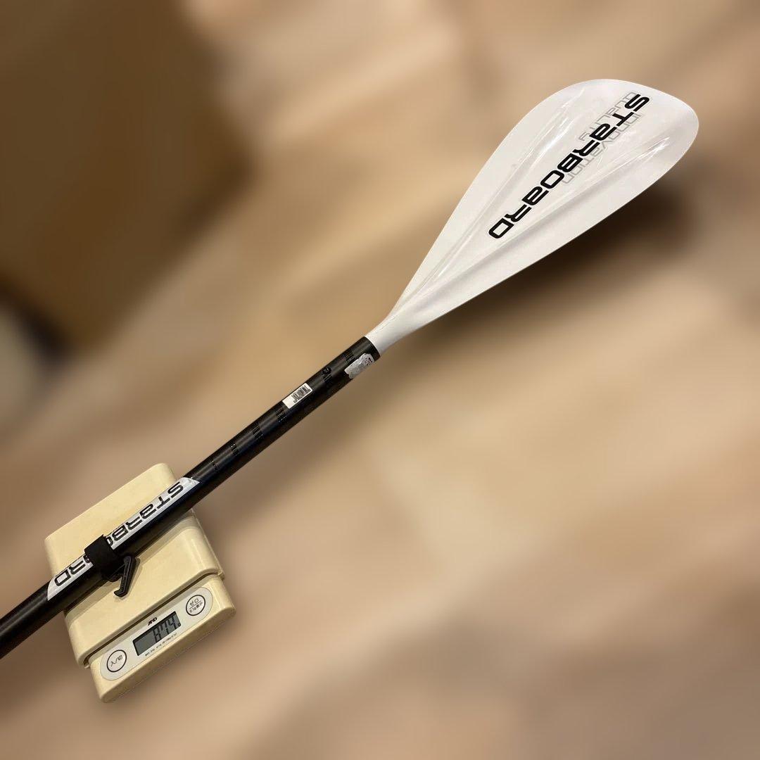 STARBOARD スターボード★パドル　ハイブリッドカーボン白×黒　引取手渡し