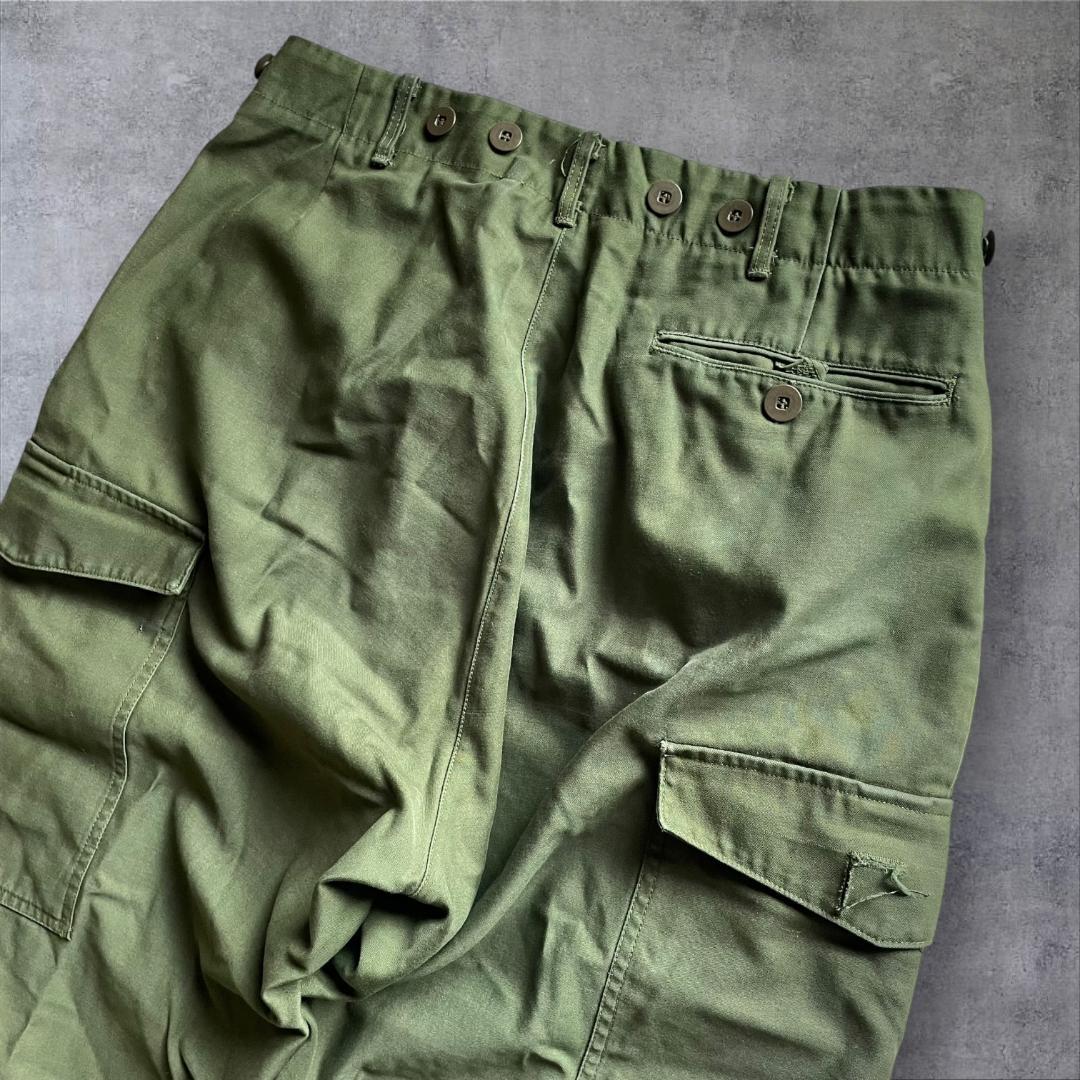 スウェーデン軍 M59 カーゴパンツ 補修跡 雰囲気抜群