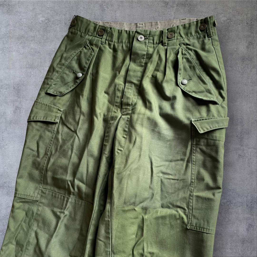 スウェーデン軍 M59 カーゴパンツ 補修跡 雰囲気抜群