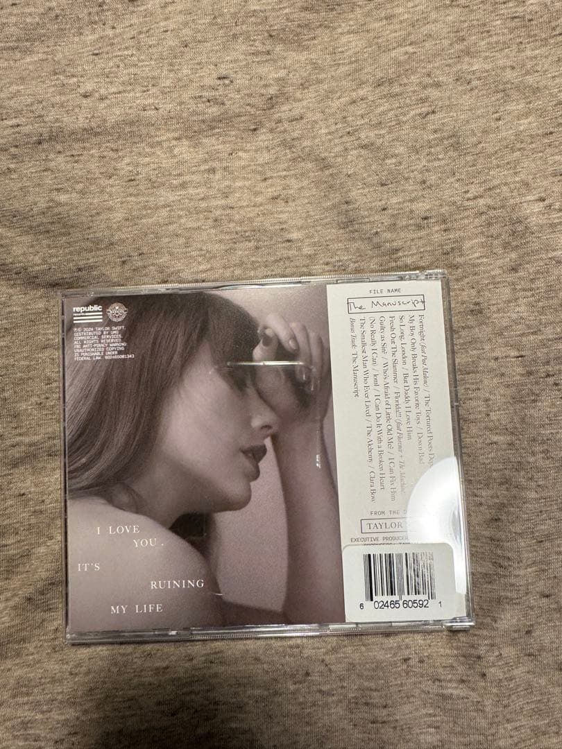 Taylor Swift TTPD サイン入りハート付きCD CD