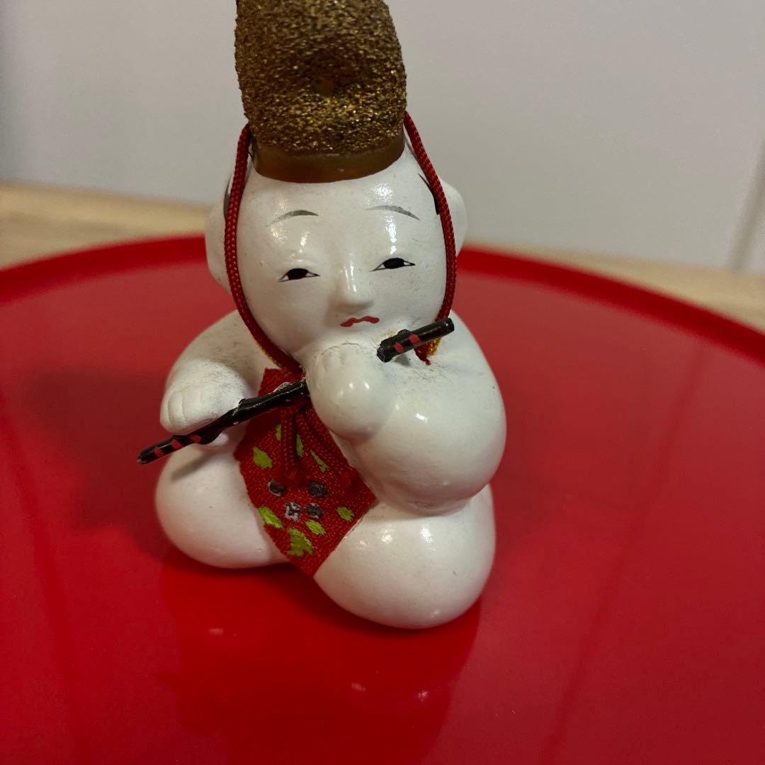 雛道具　御所人形　雅楽三人
