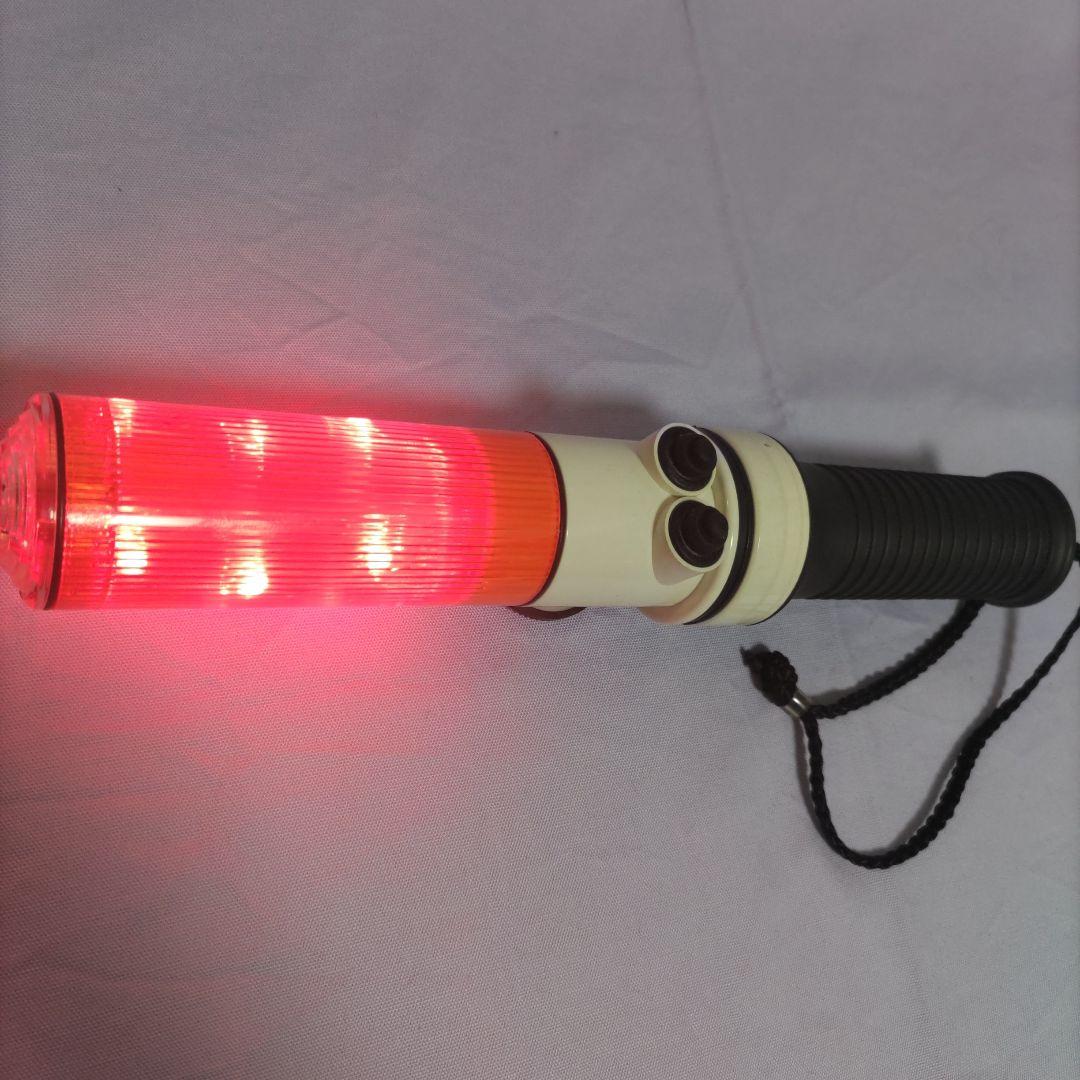 警察 指揮・誘導棒と懐中電灯 信号灯