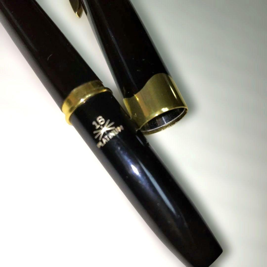 18K金ペン先 PLATINUM 万年筆 太字
