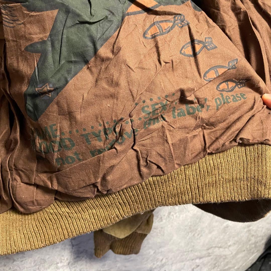 U.S. AIR FOCE A-2 G-1 レザージャケット　本革　古着　L