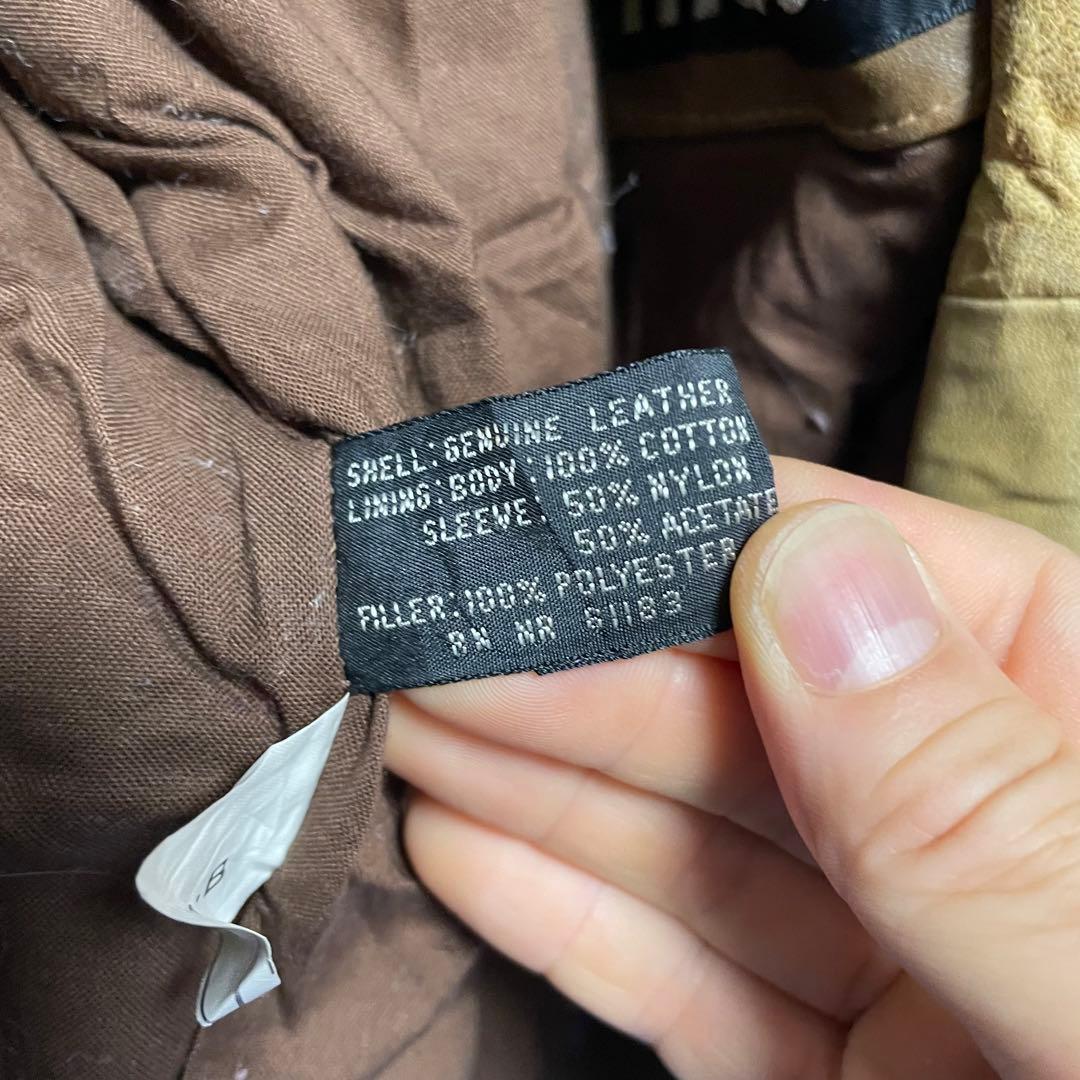 U.S. AIR FOCE A-2 G-1 レザージャケット　本革　古着　L