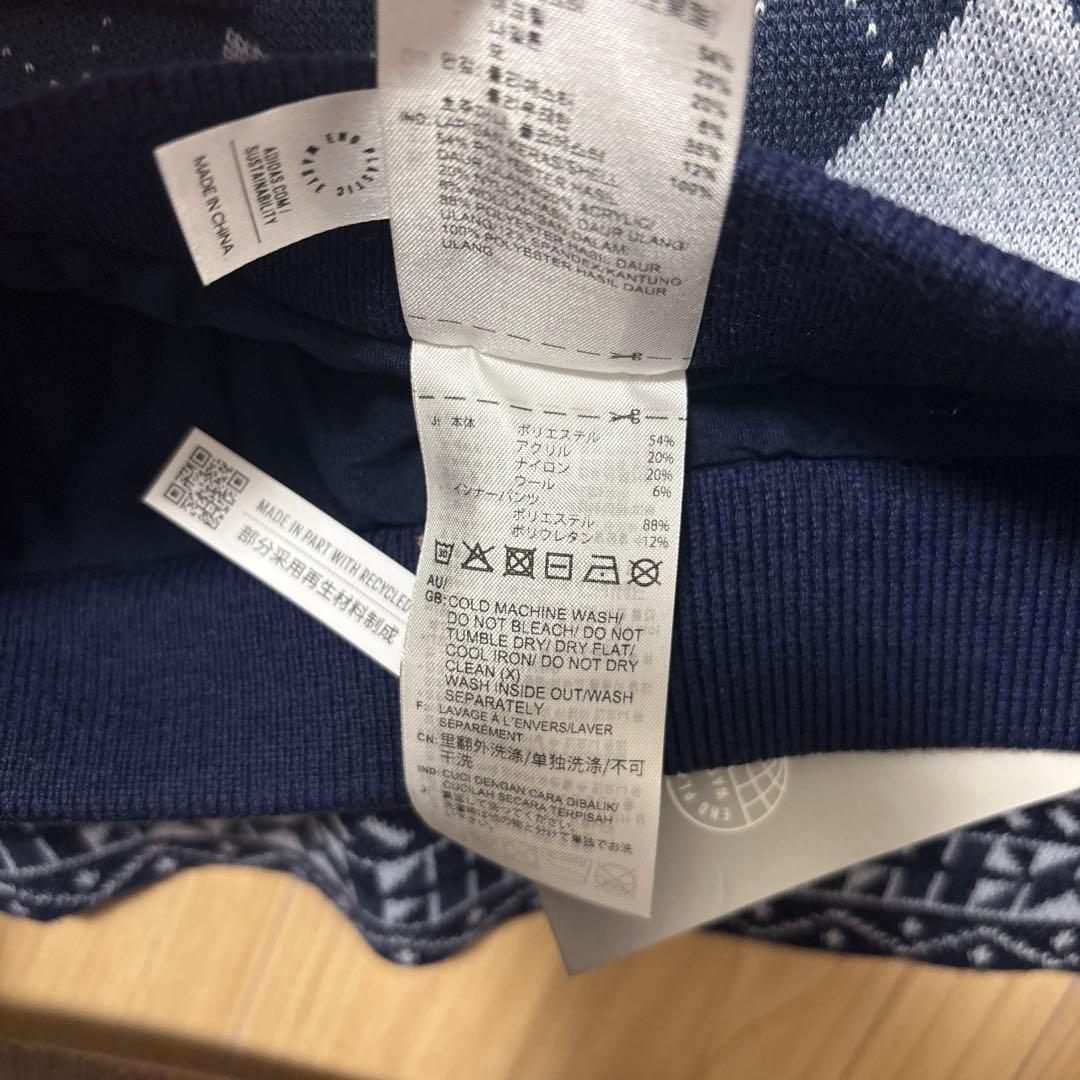 新品Sサイズadidasゴルフレディースセットアップニット