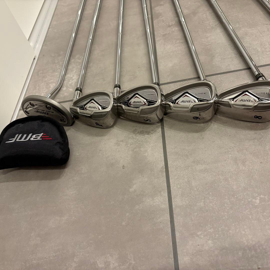 【美品】ゴルフクラブセット　BMF　 キャディバッグ付き　初心者