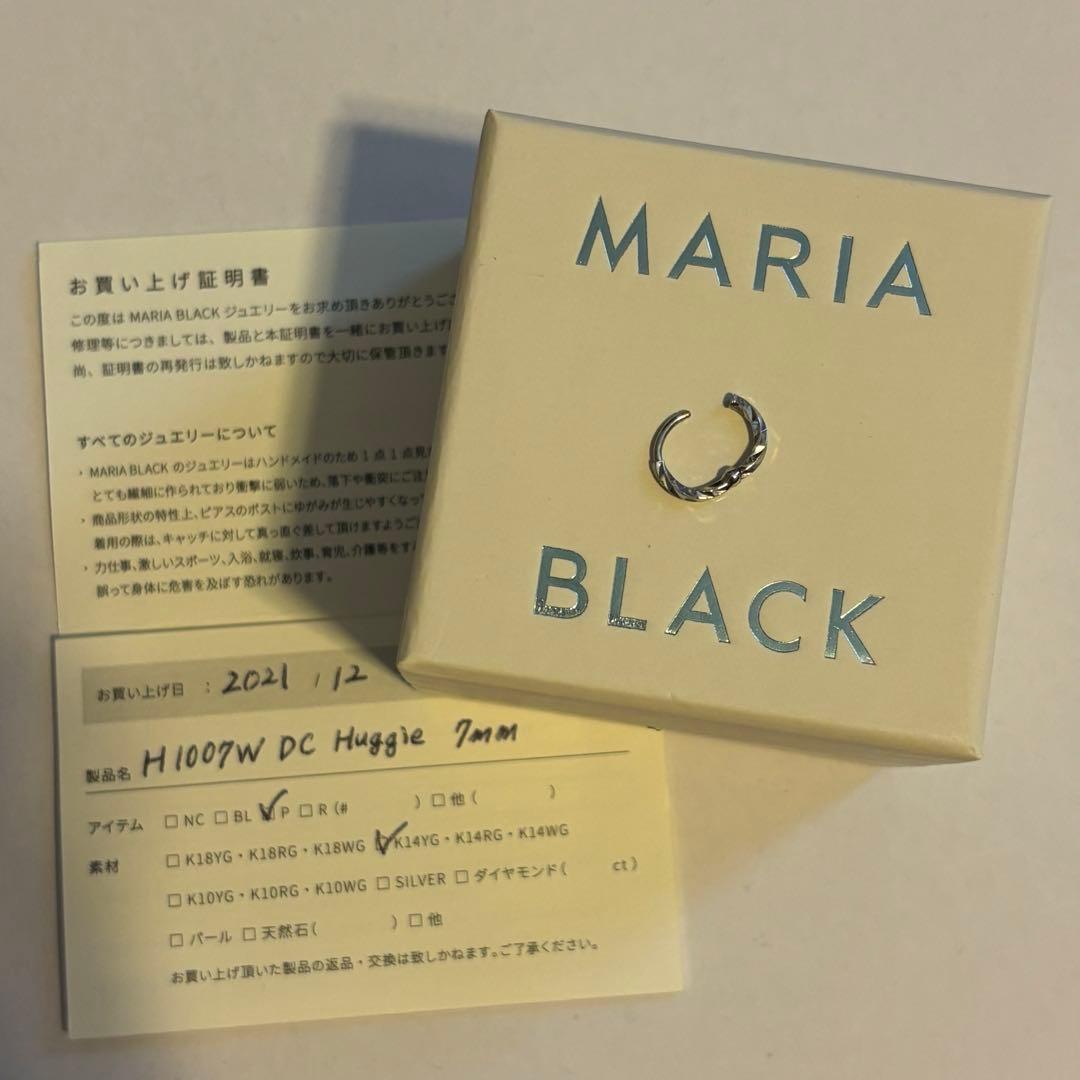 MARIA BLACK マリアブラック ピアス K14WG 14KWG