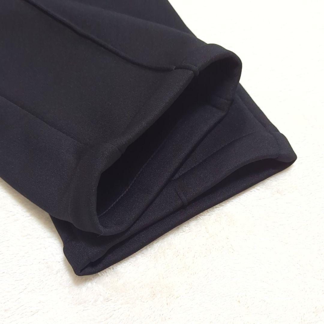 MARK&LONA 2025年モデル 太ももロゴ ストレッチパンツ 黒