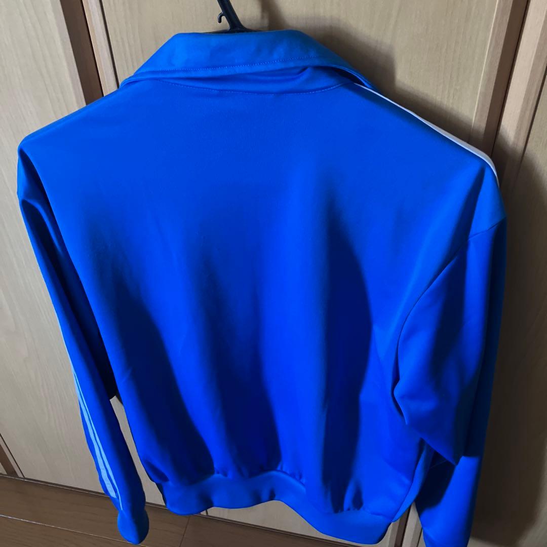 adidas 青 ジャージパンツ 3本ライン