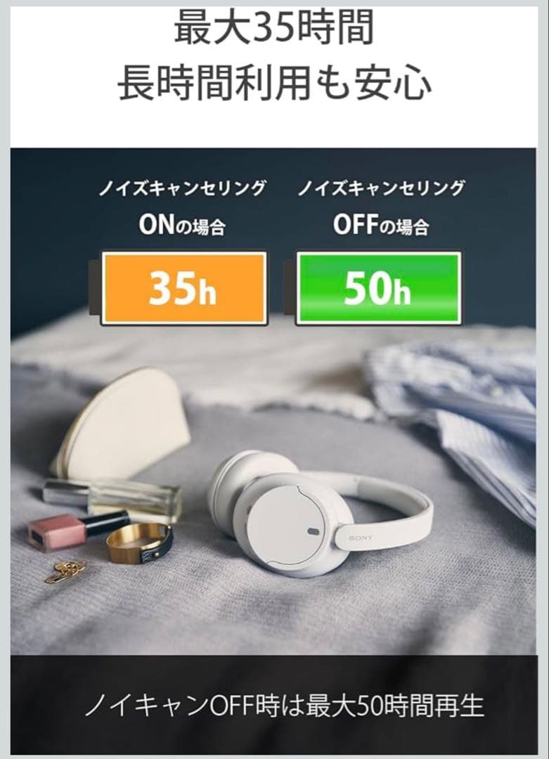 Xmas SALE SONY WH-CH720N ワイヤレスヘッドホン ホワイト
