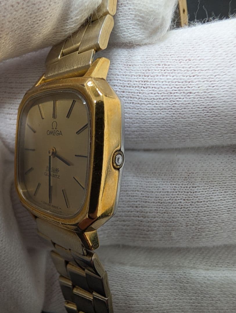 OMEGA デビル ゴールド スクエアケース