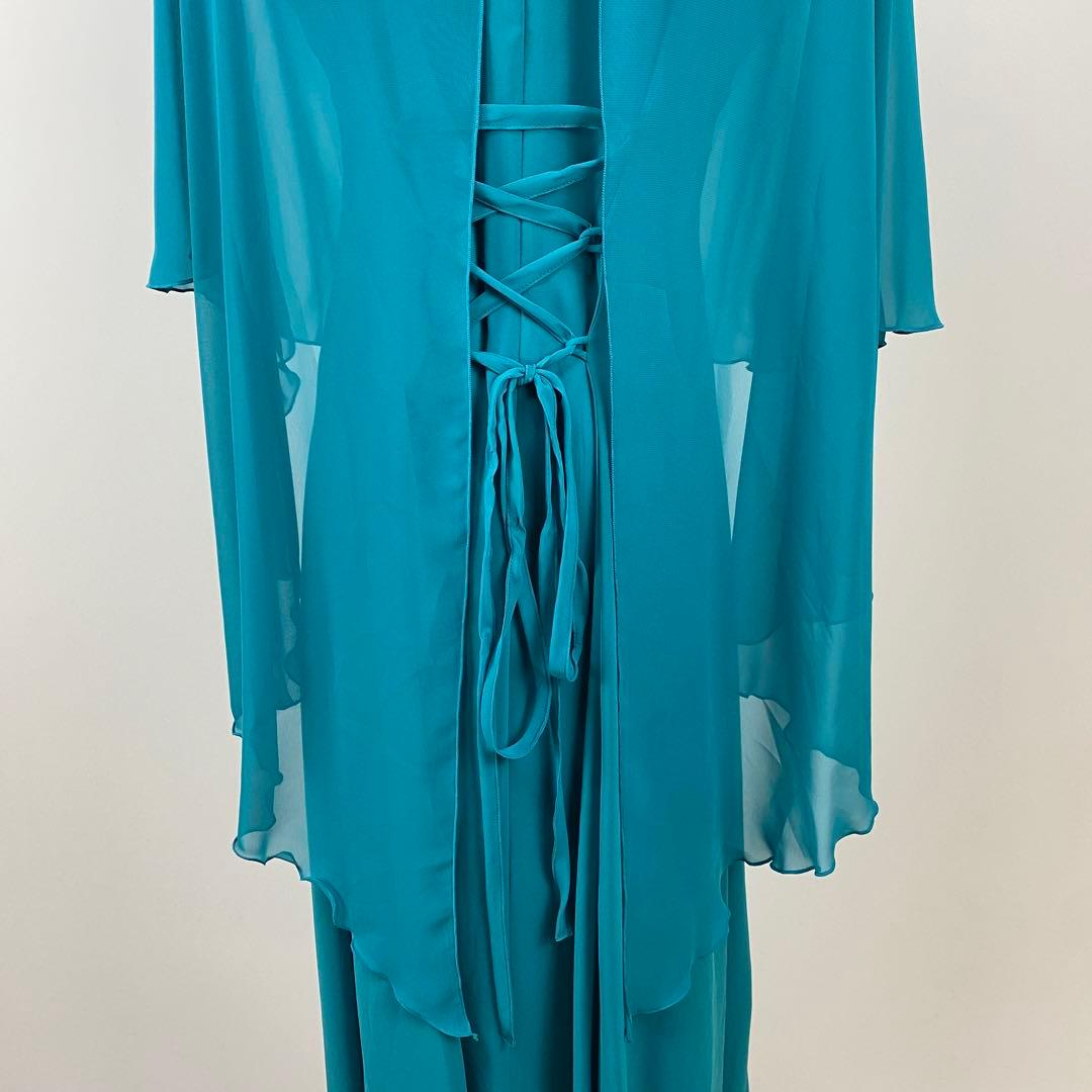 訳あり AvivaRe アビバーレ 社交ダンス ドレス ロングワンピース M