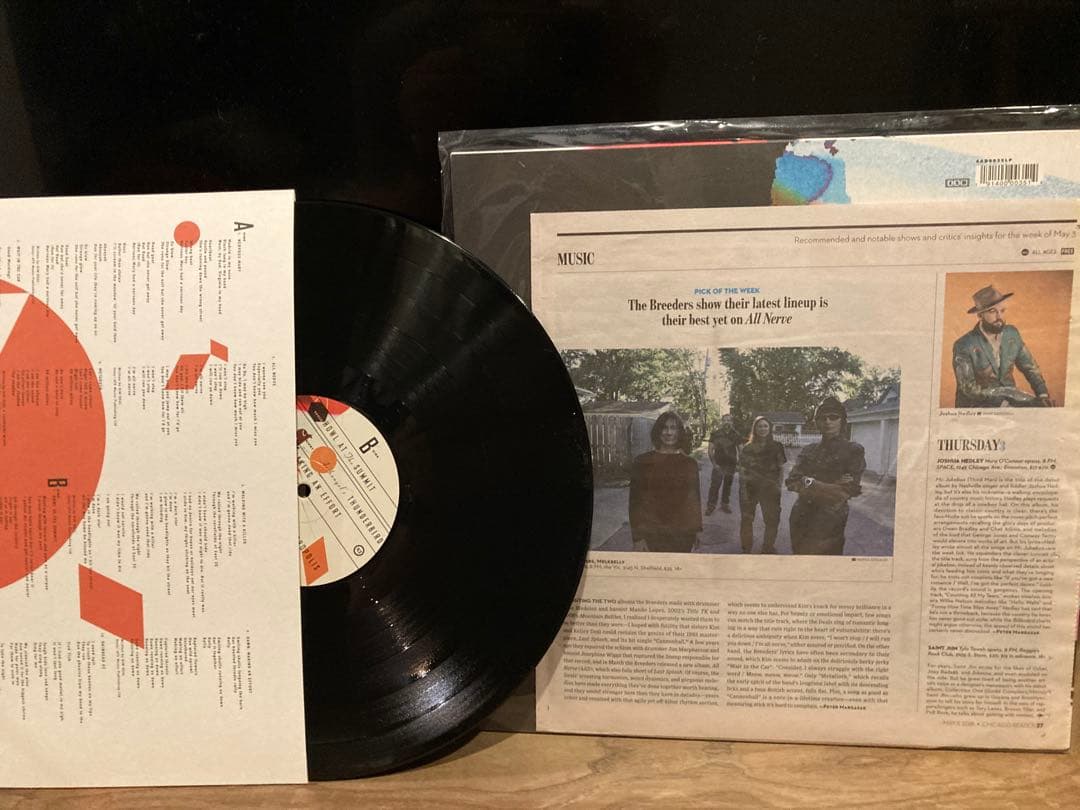 The Breeders - All Nerveサイン入りレコードKimDeal