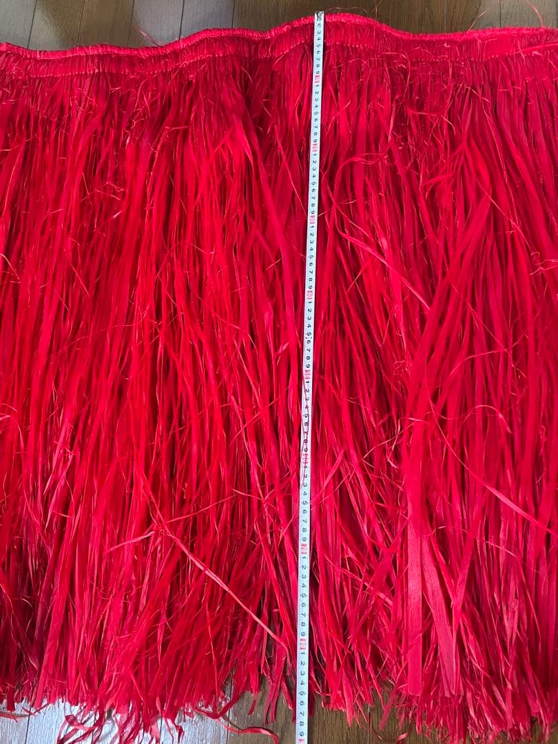 タヒチアン　モレ赤　ロング85センチ