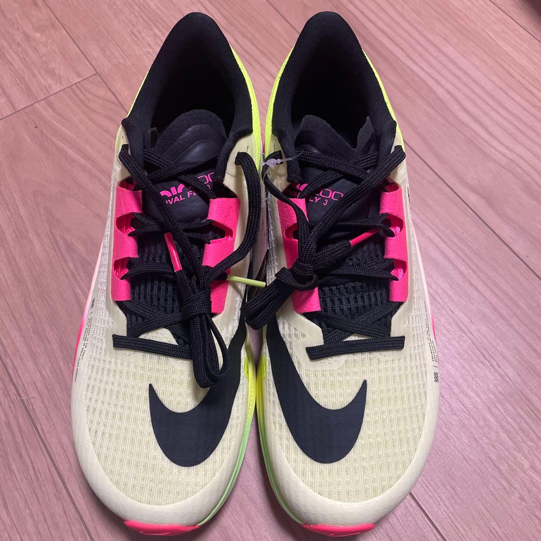 スパイク・シューズ NIKE AIR ZOOM RIVAL FLY 3 \"Yellow Pink\"