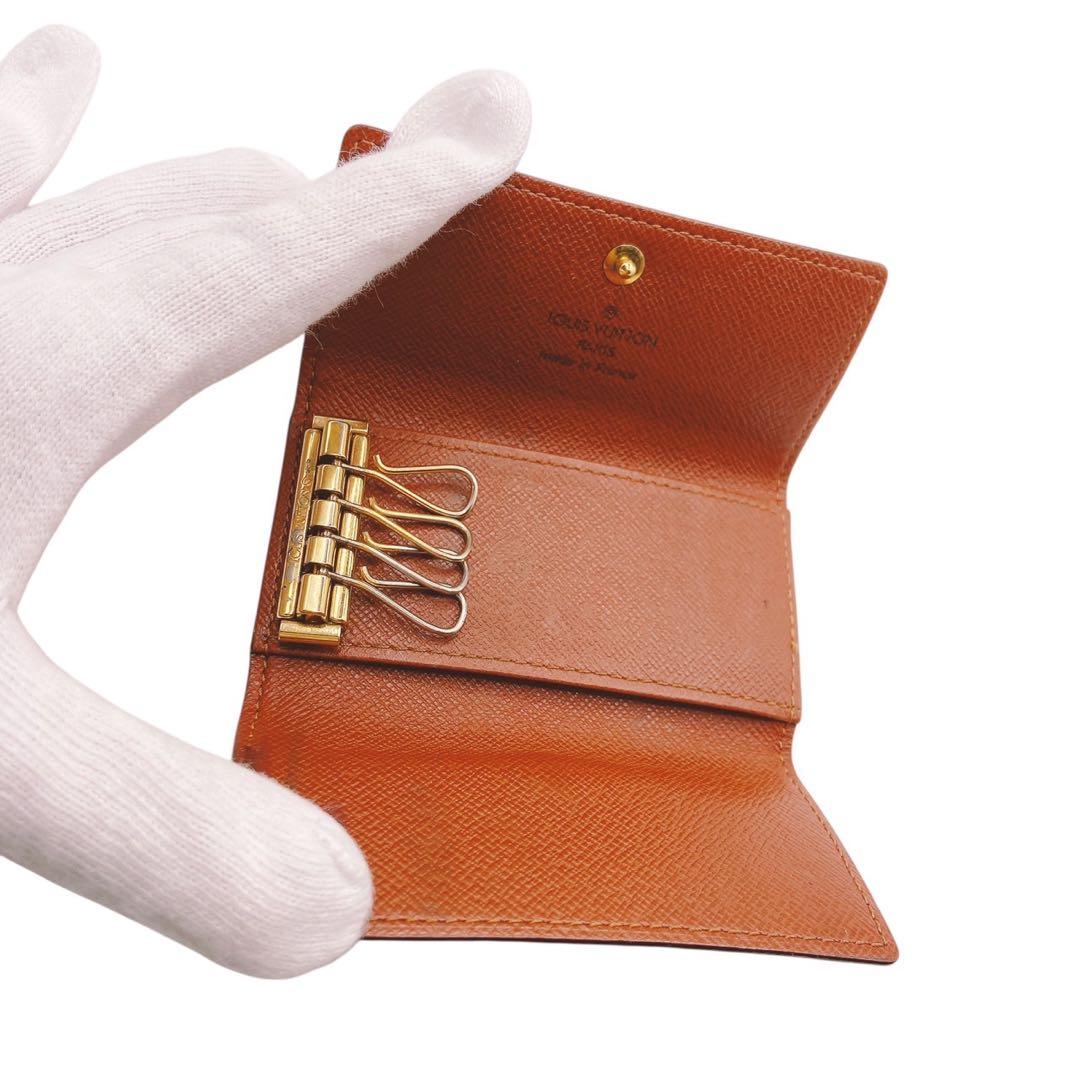 【SS級美品】LOUIS VUITTON モノグラム キーケース☆鑑定済み！