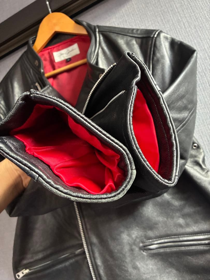 セミダブルライダースジャケット XL