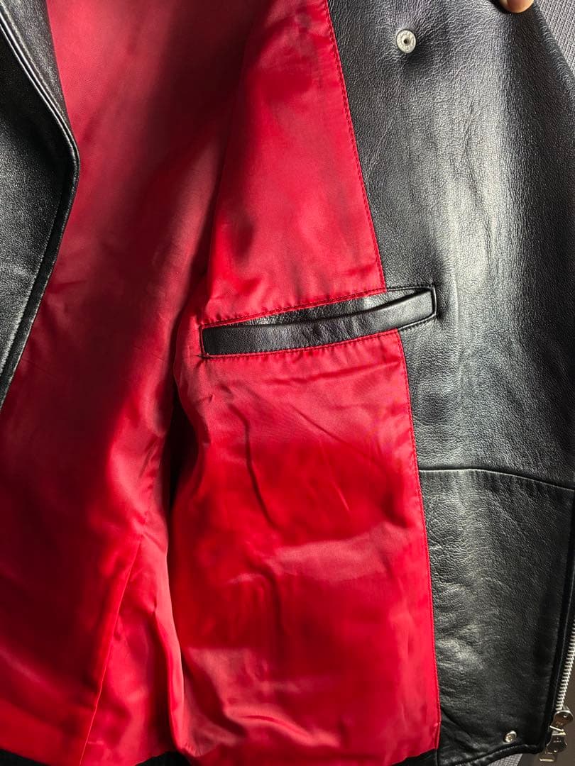 セミダブルライダースジャケット XL